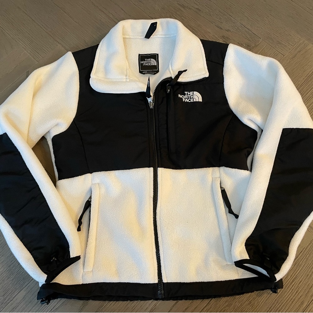 North Face Alpine Polartec Full Zip Jacket, XS, white